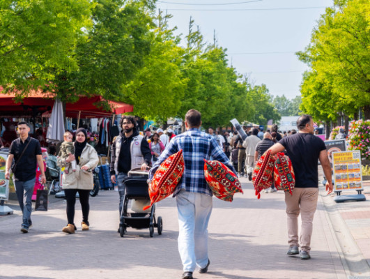 Bezoek aan De Bazaar in Beverwijk